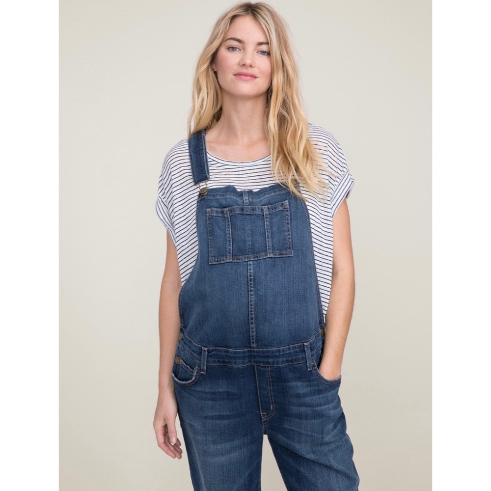 Current Elliott x Hatch Denim Overalls